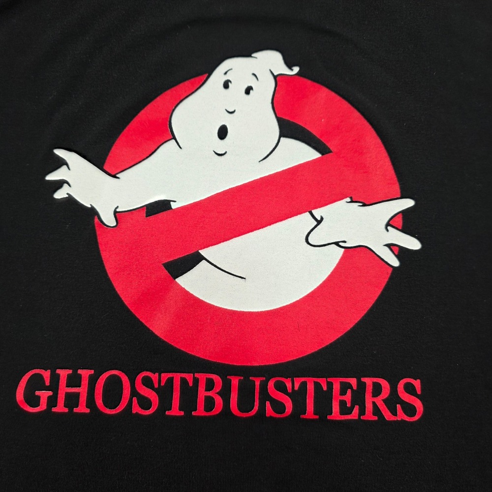 Vintage Ghostbusters T Shirt Mens Black Red Ringer Movie Graphic‎ Tee 2004